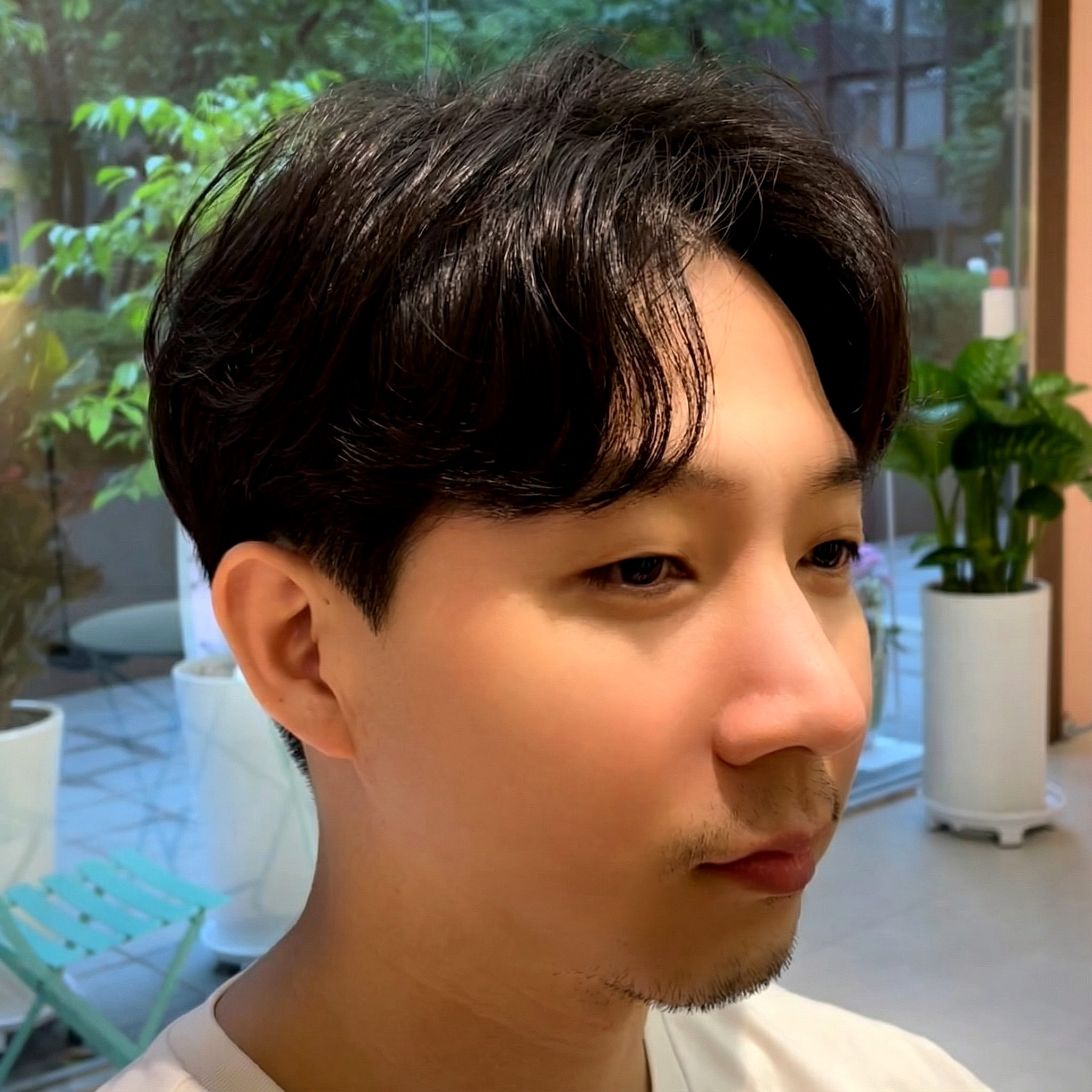 맨즈 가르마 펌