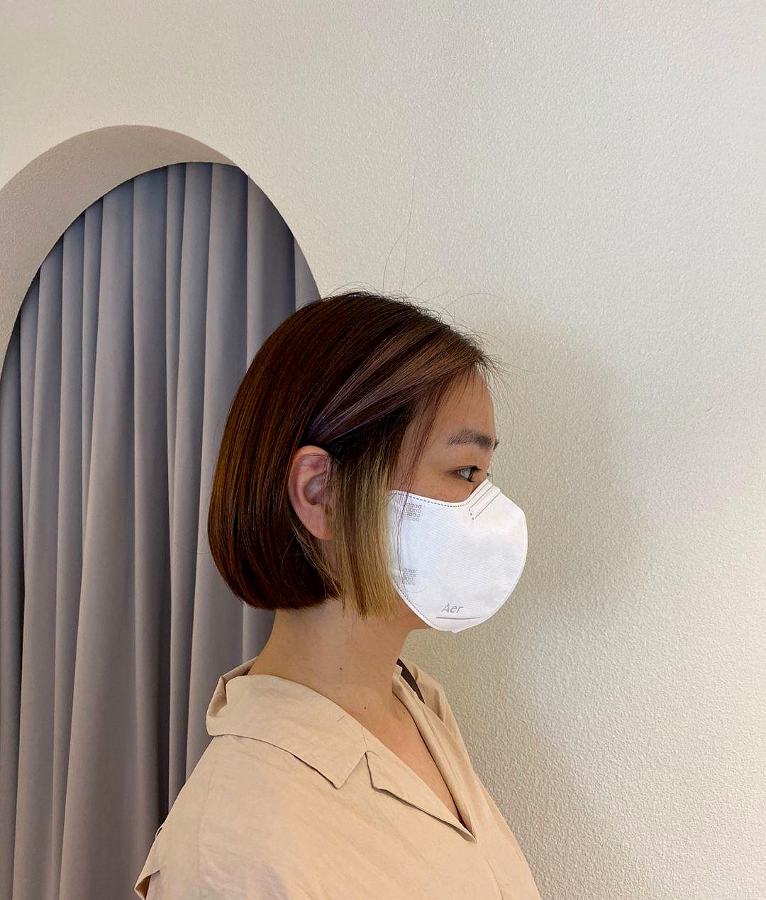 이어링 투톤 염색